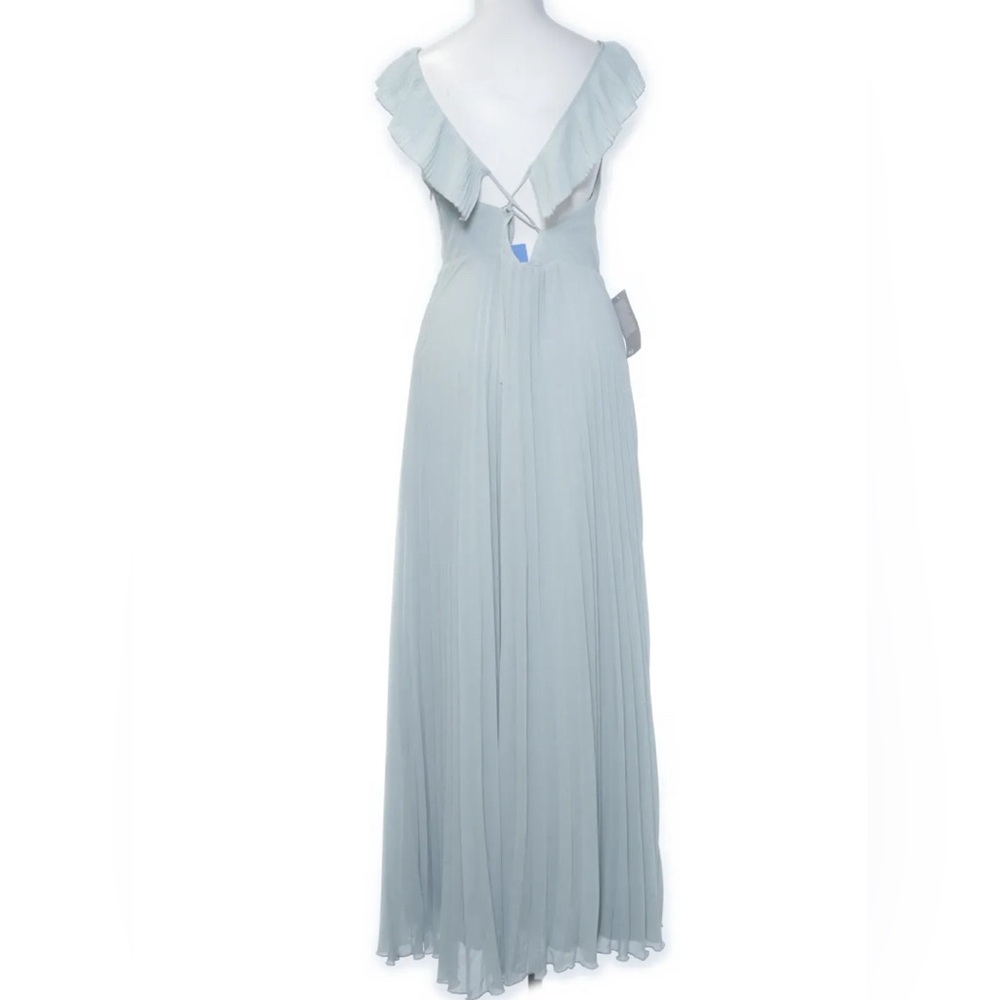 PLEATED CHIFFON DRESS - S2510 - Picture 7 of 7